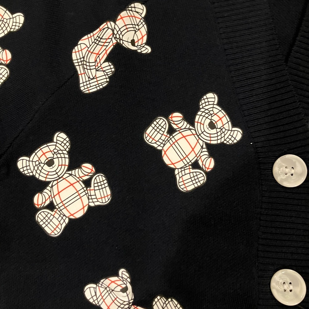 NWT-Burberry Wool Blend Cardigan 6Y (Posh Party Sale!) - Picture 5 of 11